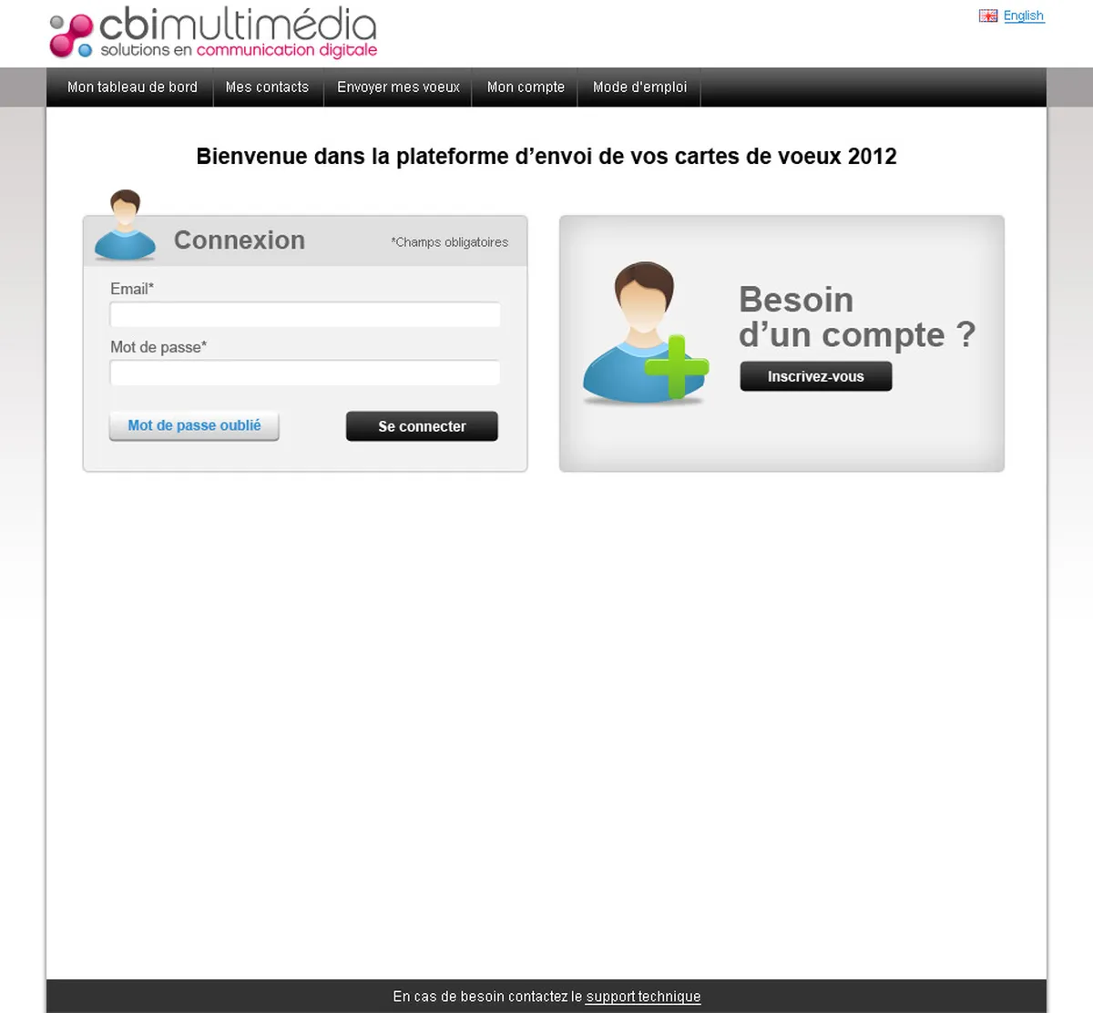 Plateforme Voeux